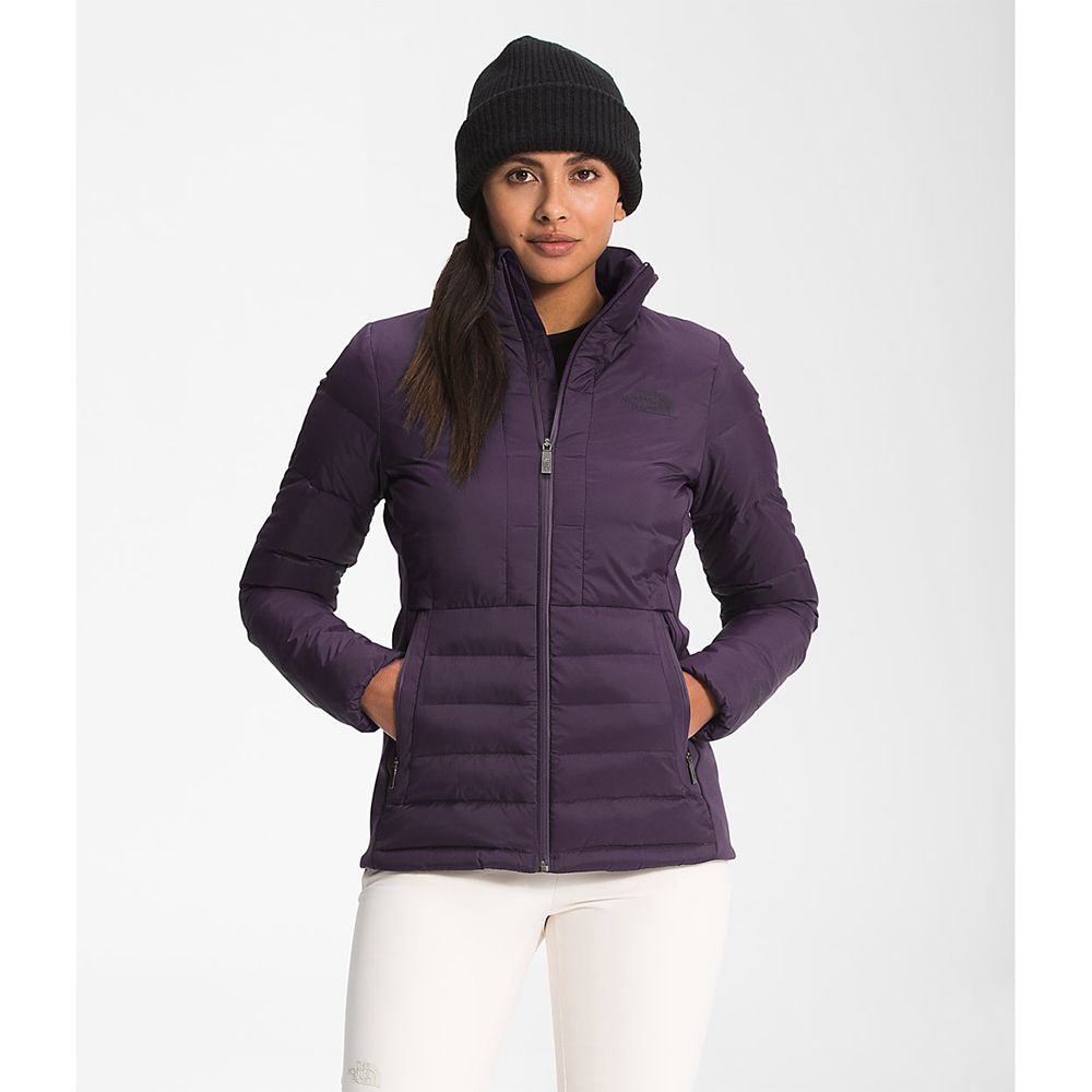 The North Face Winter Jacket Womens Australia - The North Face Evelu Hybrid Dark Purple (CRH-307685)